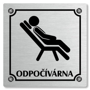 Odpočívárna, 100x100mm, stříbrná, Kansas